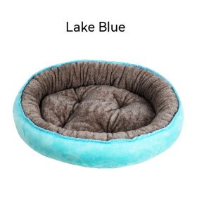 Four Seasons Universal Cat Nest For Deep Sleep (Option: Lake Blue-L)