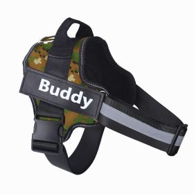 Dog Harness No Pull Reflective Breathable Adjustable Pet (Option: Army Green-XL)