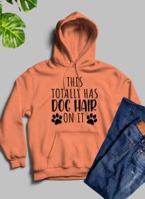 This Totally Has Dog Hair On It Hoodie (Color: Heather Prism Peach)